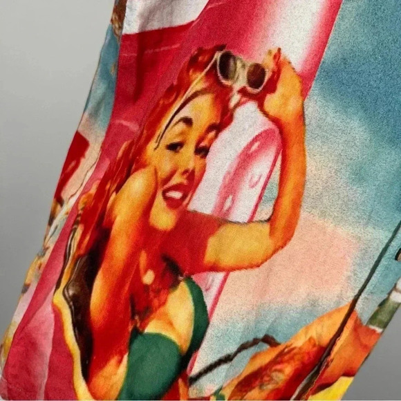 **KOLBY RAYON PRINTED SHIRT L - Picture 3 of 11